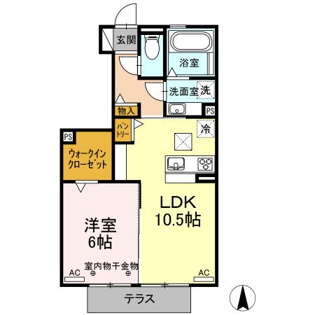花水木の家　Ⅵ（105） 間取り図画像