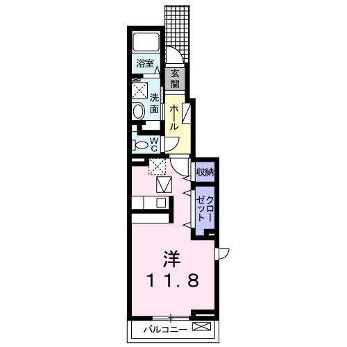 サンパティーク蓑川（101） 間取り図画像