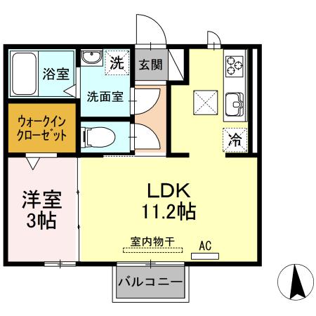 パークハウス栄（101） 間取り図画像