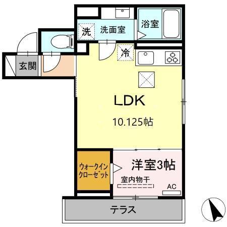 ルミエール・ドゥ・ソレイユ（102） 間取り図画像
