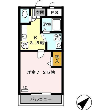 エクステージ（108） 間取り図画像