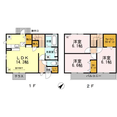 ファミール柱　Ｃ棟（03） 間取り図画像