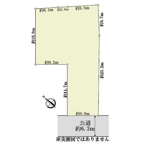 愛知県名古屋市昭和区向山町２丁目 区画図