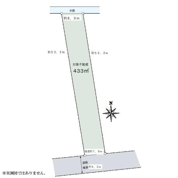 愛知県津島市江東町１丁目 区画図