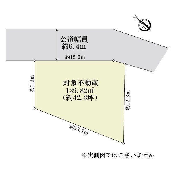 愛知県愛西市町方町南堤外 区画図