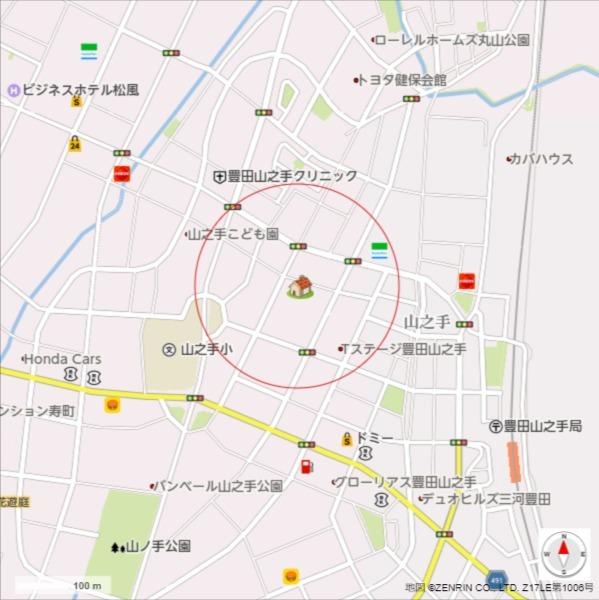 現地案内図