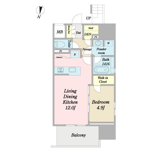 オープンレジデンシア久屋大通ＴＨＥ ＣＯＵＲＴ 間取り図画像