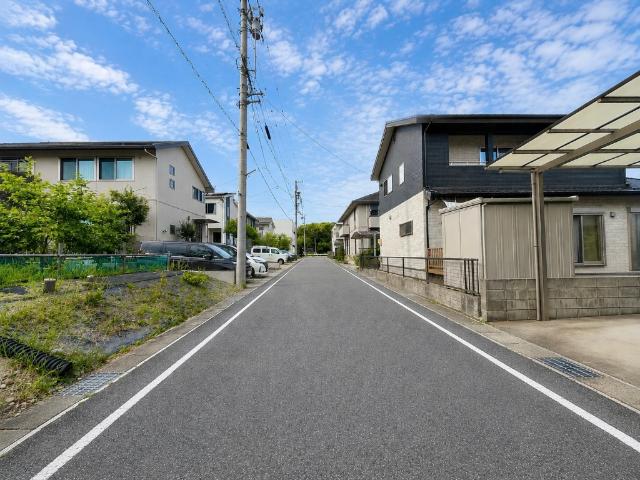 豊田市浄水町2丁目土地 前面道路含む現地写真