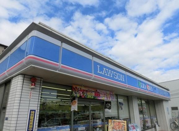 ローソン佃四丁目店：96m