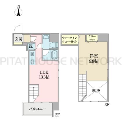  間取り図写真
