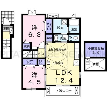  間取り図写真