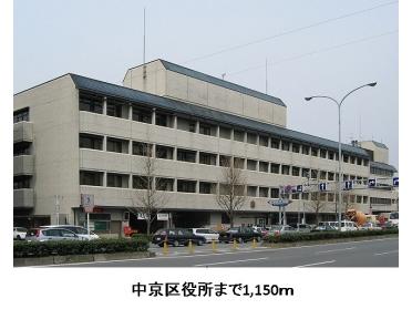 中京区役所：1150m