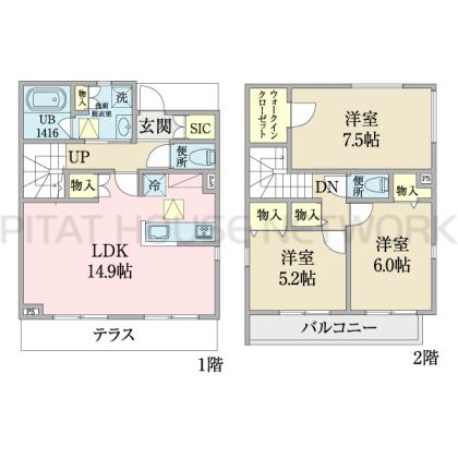  間取り図写真