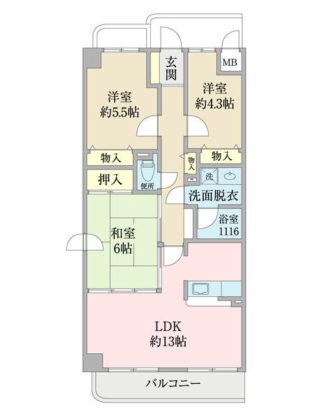  間取り図写真