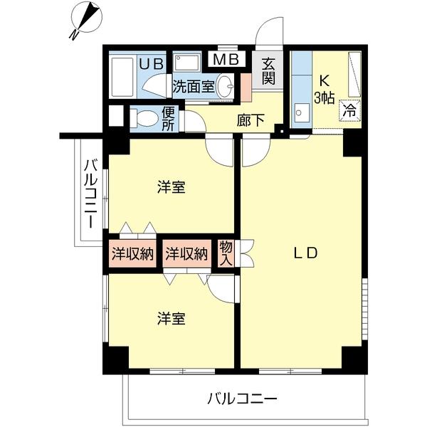 ライジング・サン（0401） 間取り図画像