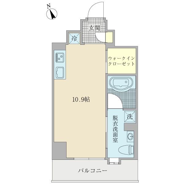 プロシード西天満（1002） 間取り図画像