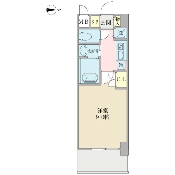 プロシード弁天町（0209） 間取り図画像