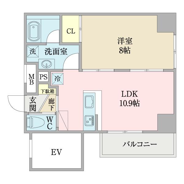 Ｔｈｏｕｓａｎｄ　Ｓｈｉｎ−Ｏｓａｋａ（0204） 間取り図画像