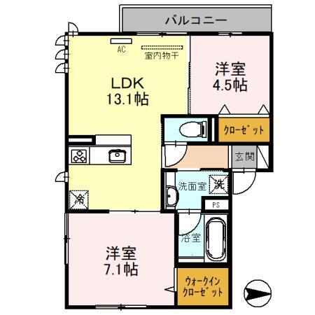 SINFONIA（301） 間取り図画像