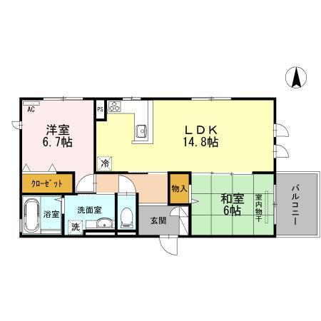 フェザント小野原（301） 間取り図画像