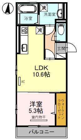 リーベ津久野Ⅰ（103） 間取り図画像