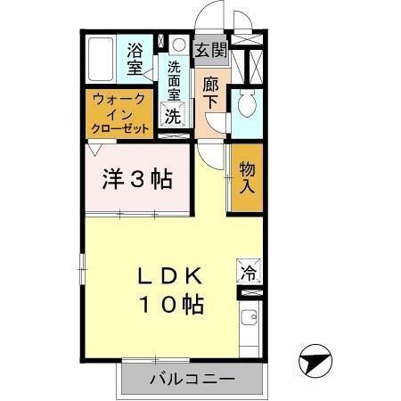 グランシャリオ鳳（305） 間取り図画像