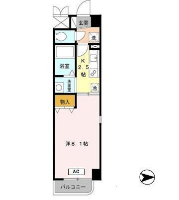 モンプランドール千里（207） 間取り図画像