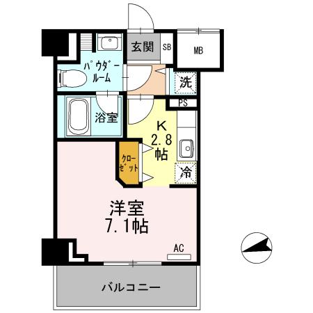 プレコート上鳥羽（205） 間取り図画像