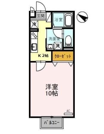 メドウズ（106） 間取り図画像