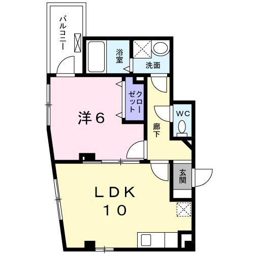ＣＡＳＡ　ＭＩＡ（101） 間取り図画像