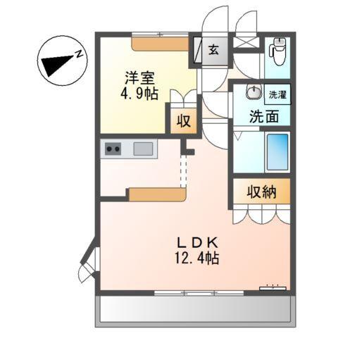 ＹＯＵコーポ 間取り図画像