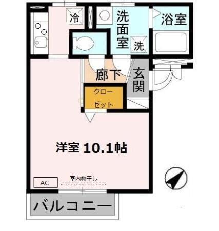 スタティオ正雀（303） 間取り図画像