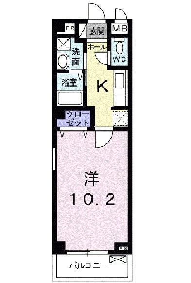 ウィンザー越水（105） 間取り図画像