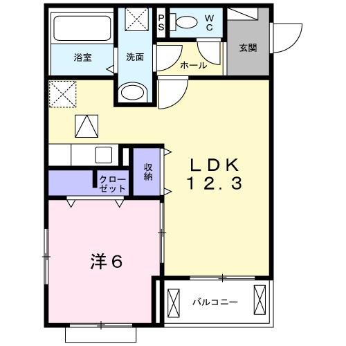 ヴィアソーレ摂津（107） 間取り図画像