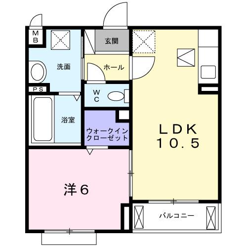 ヴィアソーレ摂津（102） 間取り図画像