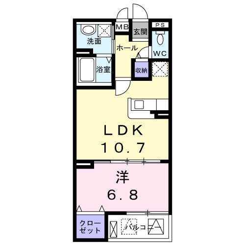 ベルソラーレ（407） 間取り図画像