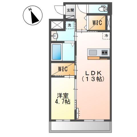 プリムローズ　深井 間取り図画像