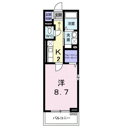 プレジェーネ　一津屋（101） 間取り図画像