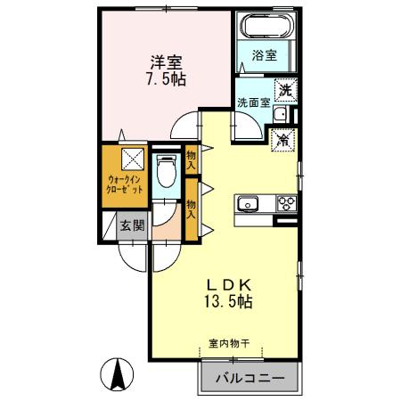 スフィア（105） 間取り図画像