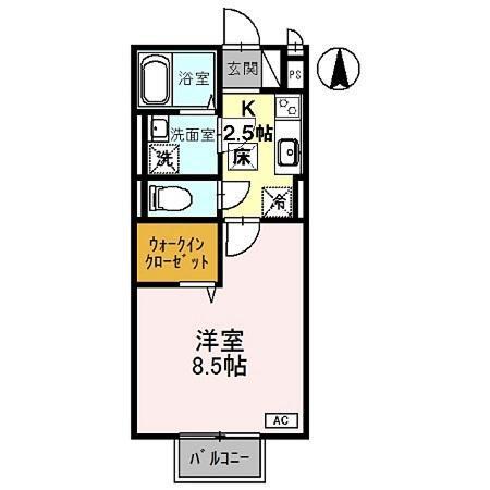 エルクレールＥＳＴⅠ（102） 間取り図画像