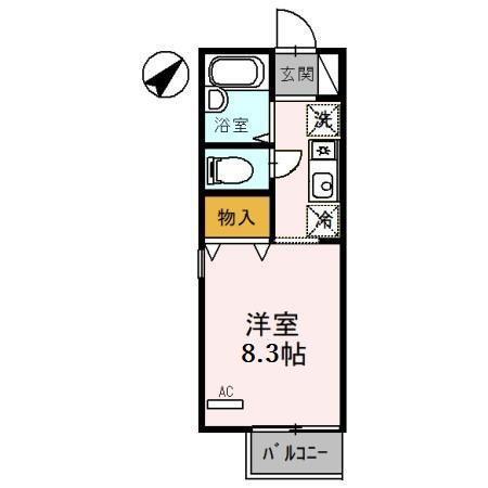 セジュール深泥池（107） 間取り図画像