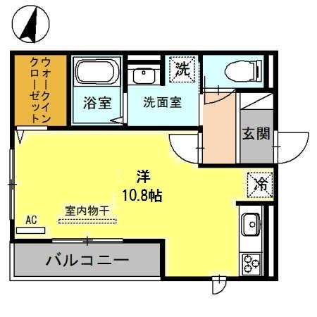 グランレイク金剛（201） 間取り図画像