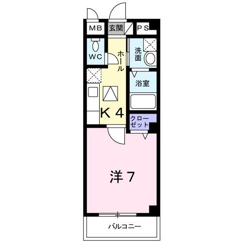 アライブ　キノⅡ（101） 間取り図画像