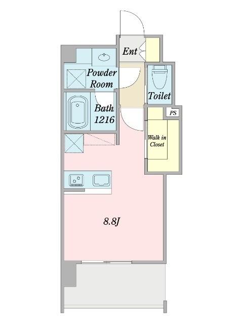 イレーネ南森町 間取り図画像