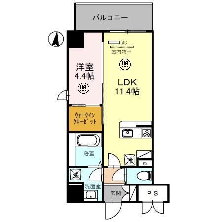THE RESIDENCE　二条駅前（606） 間取り図画像