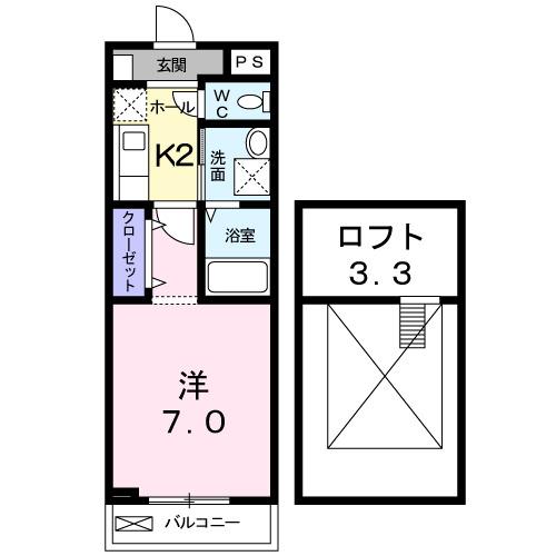 クレメントＳ（203） 間取り図画像
