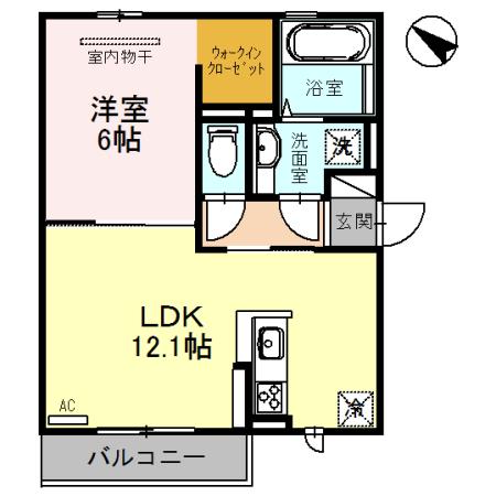 ソフィアコート鳥飼　A棟（306） 間取り図画像