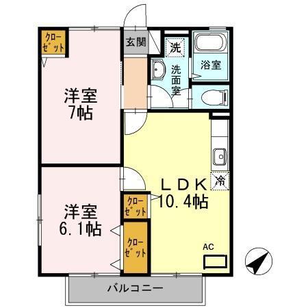 グランシャリオ（102） 間取り図画像