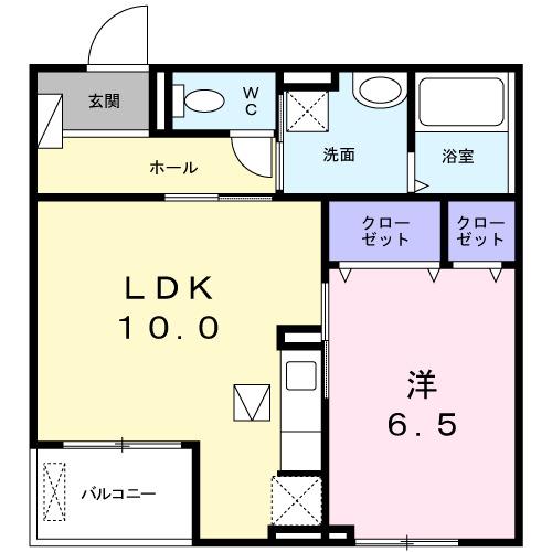 グランド　ライン（101） 間取り図画像