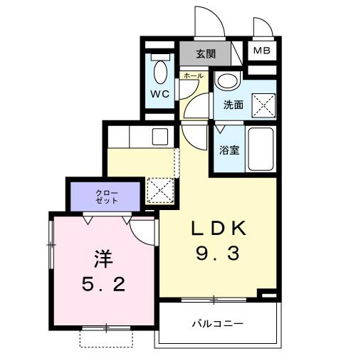 ファイン　ビラ　レーブ　江坂（202） 間取り図画像